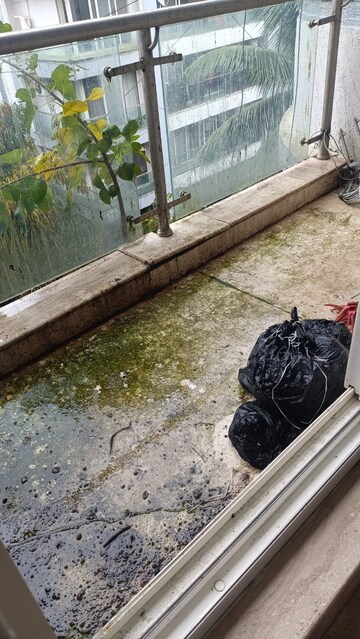 Balcony in 3 BHK Apartment at Elizabeth Home, Santacruz West – for Rent