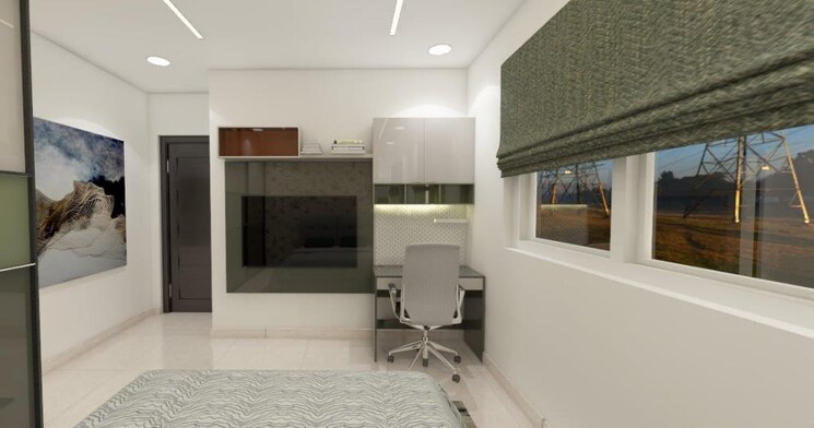 Bedroom, prestige-beverly-hills 3 Bedroom 2124 Sq.Ft. Apartment In Kokapet Hyderabad 8984428