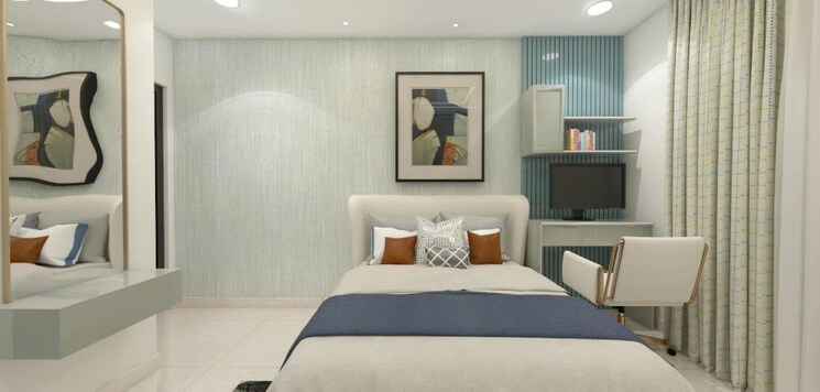 Master Bedroom, prestige-beverly-hills 3 Bedroom 2124 Sq.Ft. Apartment In Kokapet Hyderabad 8984428