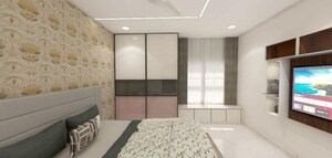 Bedroom in 3 BHK Apartment at Prestige Beverly Hills, Kokapet – for Rent