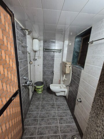 Bathroom in 1 BHK Apartment at Ghansoli – for Rent