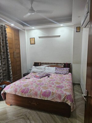 Bedroom in 3 BHK Builder Floor at Vasant Kunj Enclave – for Sale