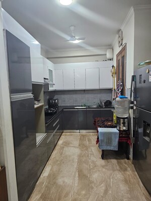 Kitchen in 3 BHK Builder Floor at Vasant Kunj Enclave – for Sale