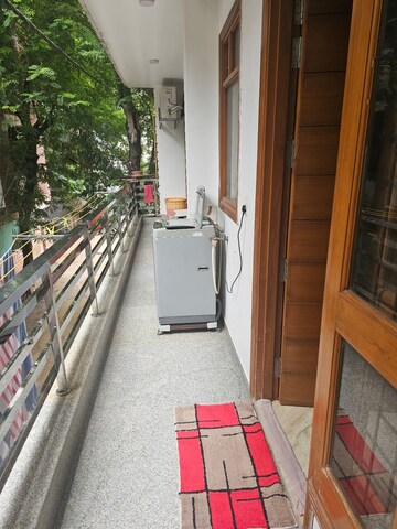 Balcony in 3 BHK Builder Floor at Vasant Kunj Enclave – for Sale