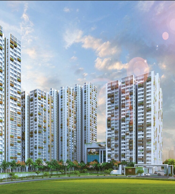 Exterior View, raghuram-the-vue-residences 2.5 Bedroom 1500 Sq.Ft. Apartment In Puppalaguda Hyderabad 8984602