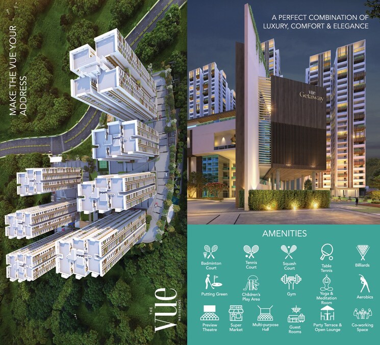 Master Plan, raghuram-the-vue-residences 2.5 Bedroom 1500 Sq.Ft. Apartment In Puppalaguda Hyderabad 8984602