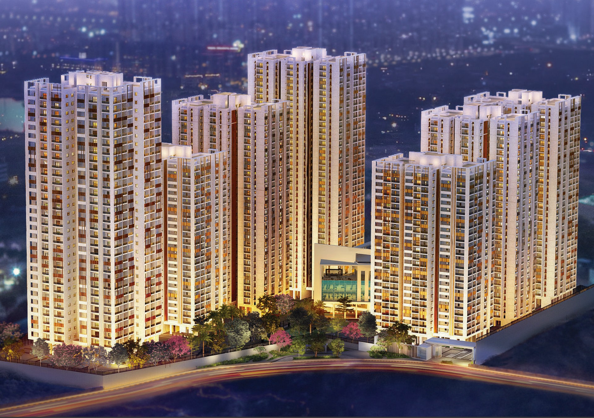 2.5 BHK 1500 Sq.Ft. Apartment in Raghuram The Vue Residences