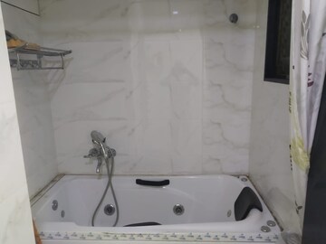 Bathroom in 3 BHK Apartment at Meridian Apartment, Nerul Sector 6 – for Rent