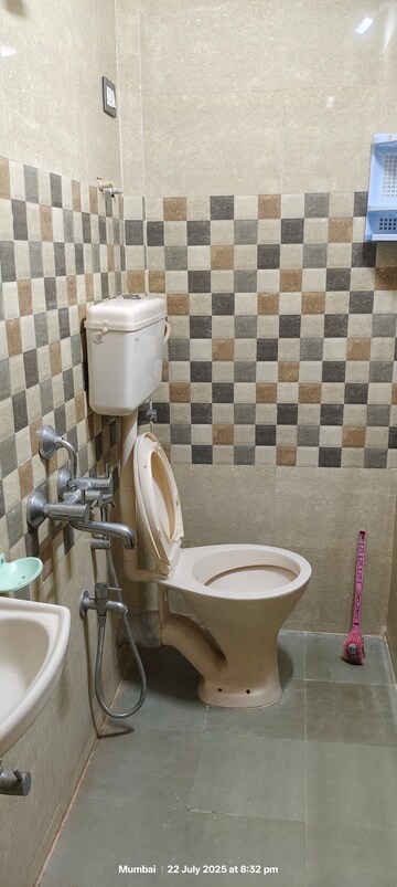 Bathroom in 1 BHK Apartment at Shraddha Autumn Park, Kanjurmarg East – for Rent
