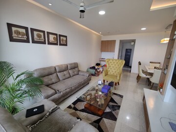 Living Room in 3.5 BHK Apartment at Lodha Fiorenza, Goregaon East – for Rent