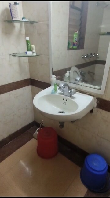 Bathroom in 2 BHK Apartment at K Raheja Vihar, Powai – for Rent
