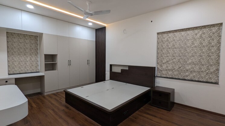 Bedroom, muppas-indraprastha 4 Bedroom 3410 Sq.Ft. Villa In Tellapur Hyderabad 8984749