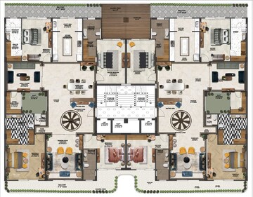 Floor Plan in 4 BHK Builder Floor at Sector 45 – for Sale