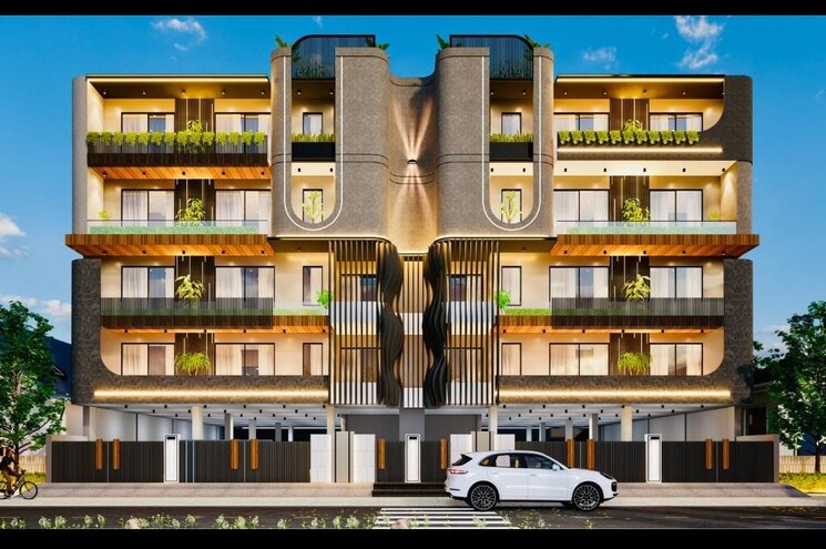 Exterior View, sector 45 4 Bedroom 500 Sq.Yd. Builder Floor In Sector 45 Gurgaon 8984959