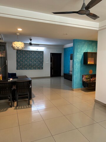 Living Room in 3 BHK Apartment at Aparna Sarovar, Nallagandla – for Rent