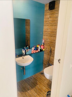 Bathroom in 1 BHK Apartment at Lodha Crown Quality Homes, Majiwada – for Sale