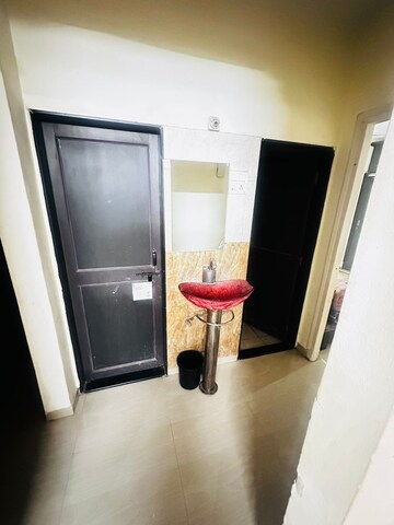 Bathroom in 1 BHK Apartment at Rajesh Meera Nagar Terrace CHS, Koregaon Park – for Rent