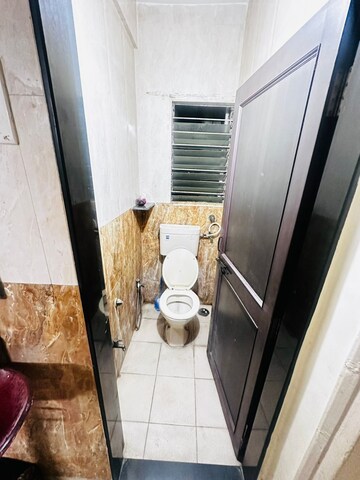 Bathroom in 1 BHK Apartment at Rajesh Meera Nagar Terrace CHS, Koregaon Park – for Rent