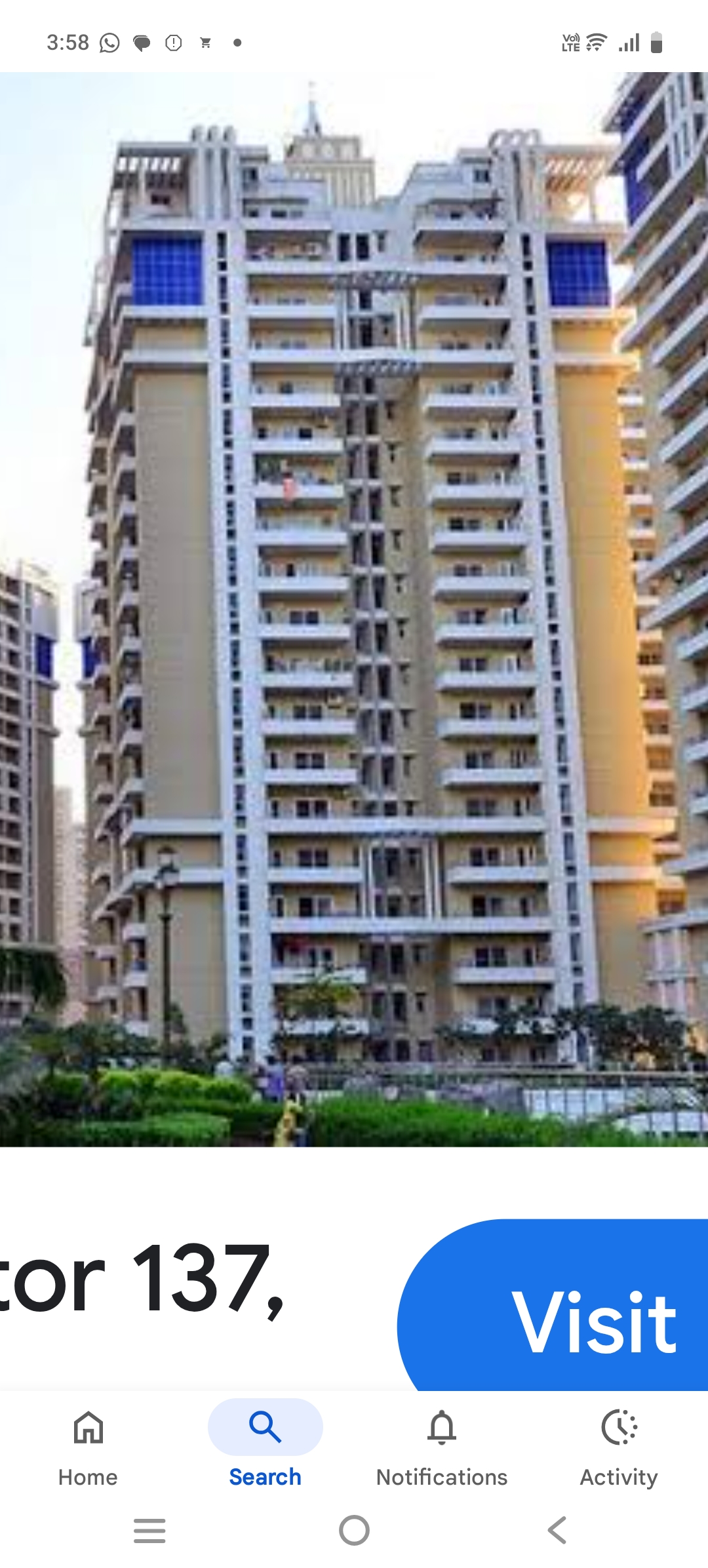 3 BHK + Pooja Room,Servant Room,Study Room Apartment For Rent in Purvanchal Royal Park