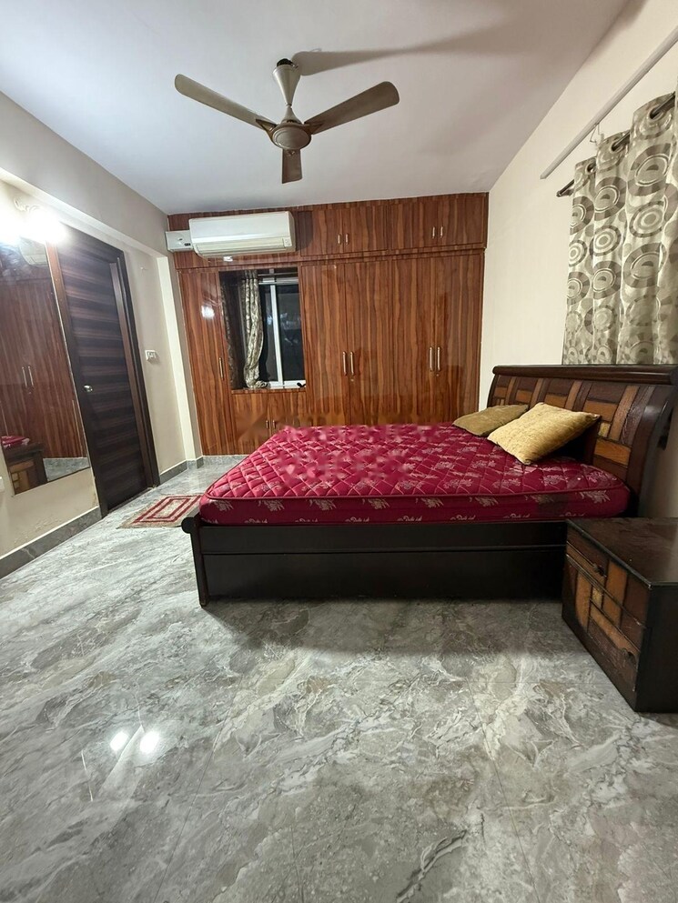Bedroom, theme-ambience-golf-view 3 Bedroom 1356 Sq.Ft. Apartment In Gachibowli Hyderabad 8985043