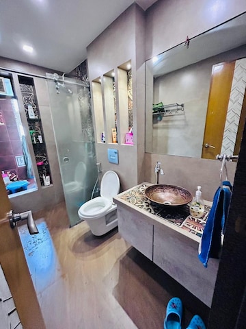 Bathroom in 3 BHK Apartment at Spring Hills, Manpada – for Sale