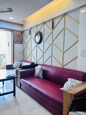 Living Room in 3 BHK Apartment at Spring Hills, Manpada – for Sale