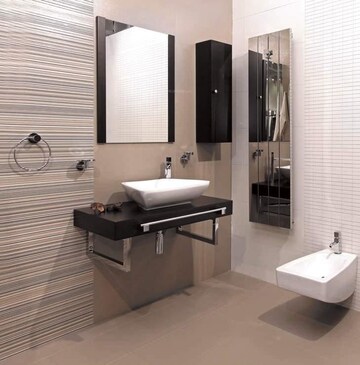 Bathroom in 1 BHK Apartment at Blue Ozone Residency, Dahisar West – for Sale