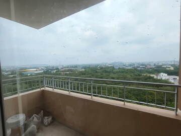 Balcony in 3 BHK Apartment at Raheja Vistas, Nacharam – for Rent