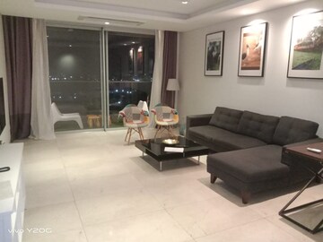 Living Room in 3.5 BHK Apartment at Panchshil Towers, Kharadi – for Rent