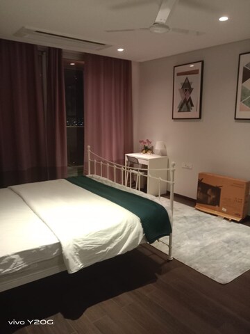 Bedroom in 3.5 BHK Apartment at Panchshil Towers, Kharadi – for Rent
