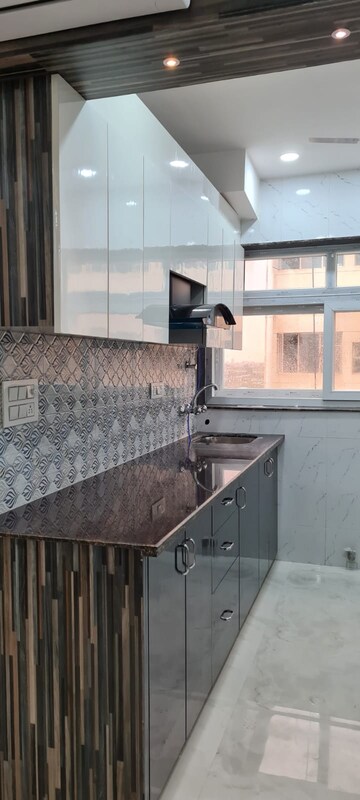 Kitchen in Studio Apartment at DLF One Midtown, Moti Nagar – for Rent