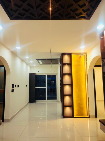 Living Room in 2.5 BHK Apartment at Ambience Courtyard, Manikonda – for Rent