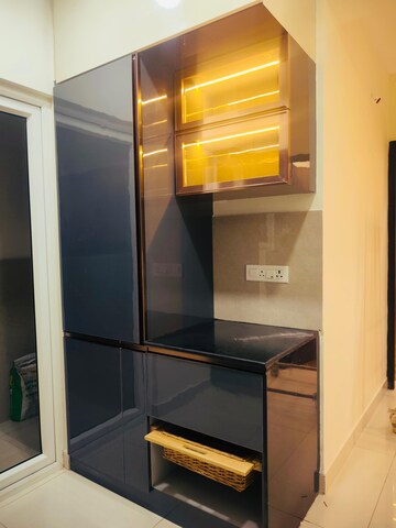 Kitchen in 2.5 BHK Apartment at Ambience Courtyard, Manikonda – for Rent