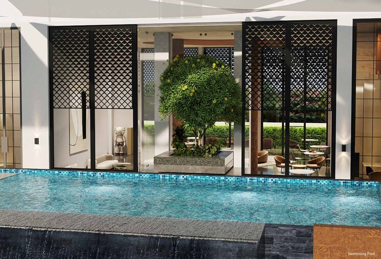 Swimming Pool, aura-vidha 4 Bedroom 2900 Sq.Ft. Apartment In Kondapur Hyderabad 8985464