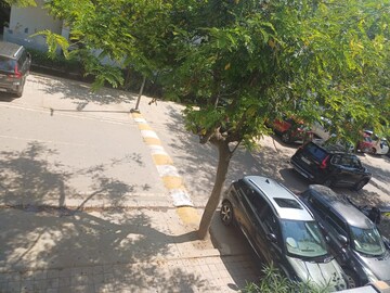 Balcony in 2 BHK Apartment at Mapsko Paradise, Sector 83 – for Rent