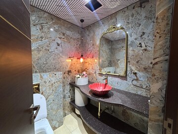 Bathroom in 3.5 BHK Apartment at Pranava One Hyderabad, Somajiguda – for Rent