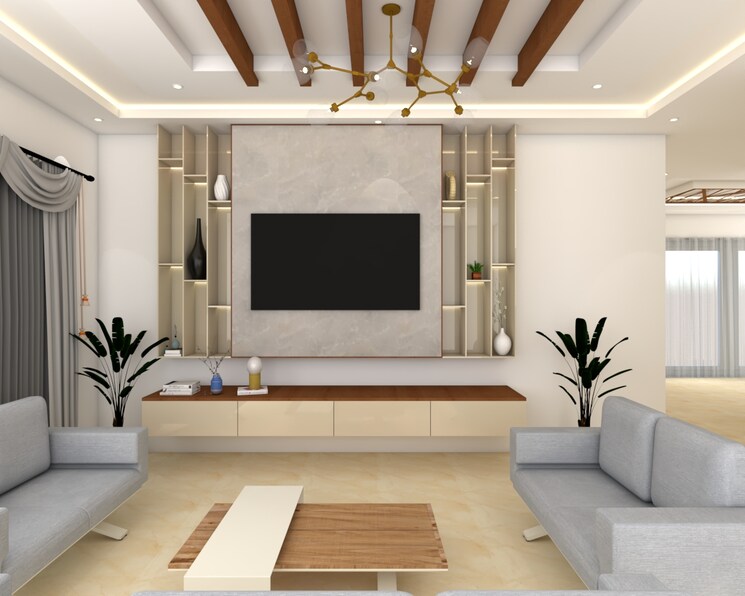 Living Room, kalpataru-radiance 2 Bedroom 900 Sq.Ft. Apartment In Goregaon West Mumbai 8985696