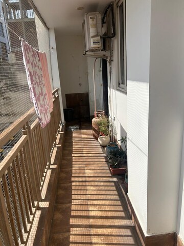 Balcony in 3 BHK Apartment at Serenity Homes, Vaishali Nagar – for Rent