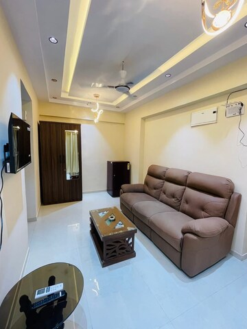 Living Room in 1 BHK Apartment at Manik Moti Varsova, Versova – for Rent