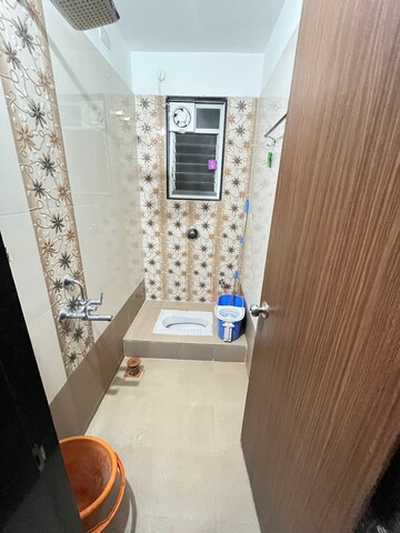 Bathroom in 2 BHK Apartment at Vardhaman Dreams Phase II, Wakad – for Rent