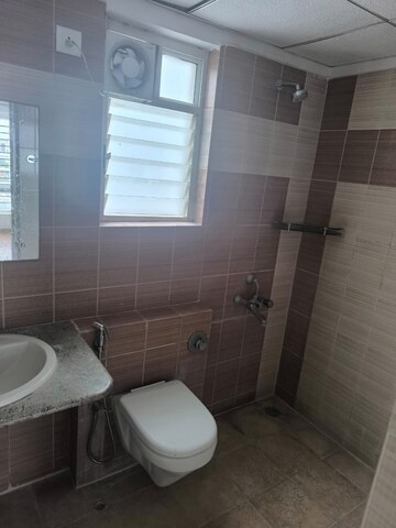 Bathroom in 3 BHK Apartment at Kolte Patil Raaga, Hennur Road – for Rent