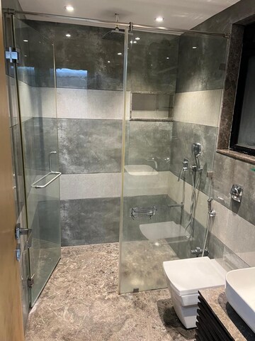 Bathroom in 3 BHK Apartment at AP Valencia Apartment, Santacruz West – for Rent