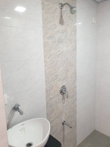 Bathroom in 3 BHK Apartment at Bhadaj – for Rent