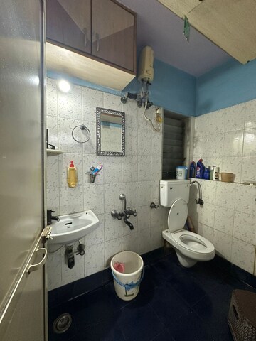 Bathroom in 1 BHK Apartment at Shiv Gauri, Malad West – for Rent