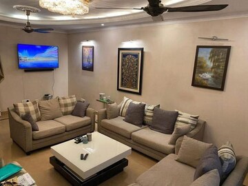 Living Room in 2 BHK Apartment at Freedom Fighters Enclave – for Rent