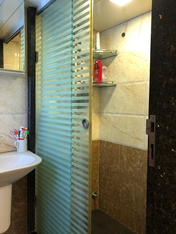 Bathroom in 2 BHK Apartment at Mount Marry Apartments, Bandra West – for Rent