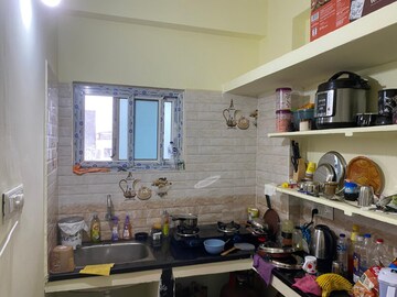 Kitchen in 1.5 BHK Apartment at RVN Residences, Madhapur – for Rent