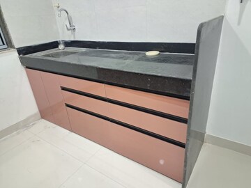 Kitchen in 1.5 BHK Apartment at Siddha Seabrook, Kandivali West – for Rent