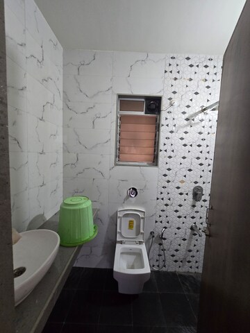 Bathroom in 2 BHK Apartment at Neelkanth Alpine, Ghansoli – for Rent