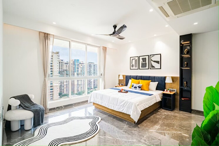 Bedroom, nahar-barberry-bryony 3 Bedroom 2550 Sq.Ft. Apartment In Chandivali Mumbai 8986672